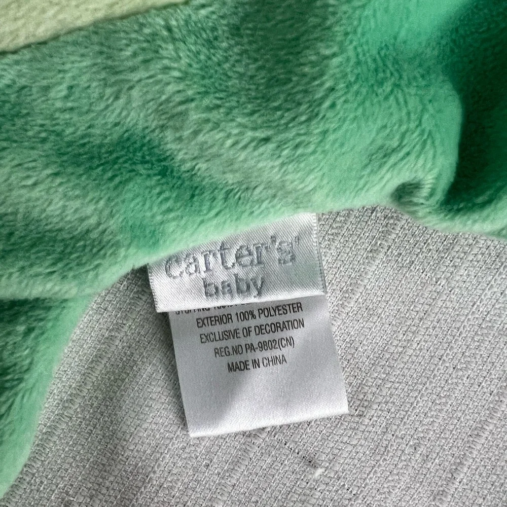 Carters lovey‎ Green Frog Plush Toy